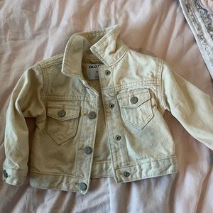 12-18 month old white jeans jacket